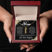 To My Lovely Mom | Vertical Name Necklace