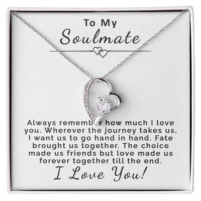 To My Soulmate | Forever Love Necklace