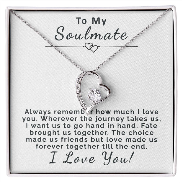 To My Soulmate | Forever Love Necklace