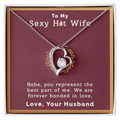 To My Sexy Hot Wife | Forever Love Necklace |