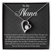 To My Nana|  Forever Love Necklace | Mother's Day| Birthday