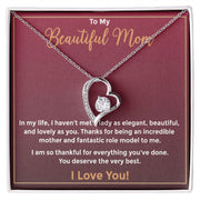 To My Beautiful Mom|  Forever Love Necklace | Mother's Day| Birthday