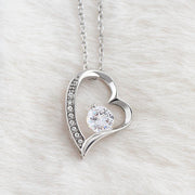 To My Daughter Forever Love Necklace