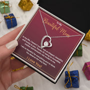 To My Beautiful Mom|  Forever Love Necklace | Mother's Day| Birthday