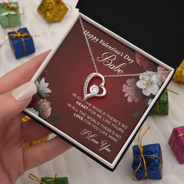 To My Babe |  Forever Love Necklace |