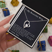 To My Beautiful Wife | Forever Love Necklace