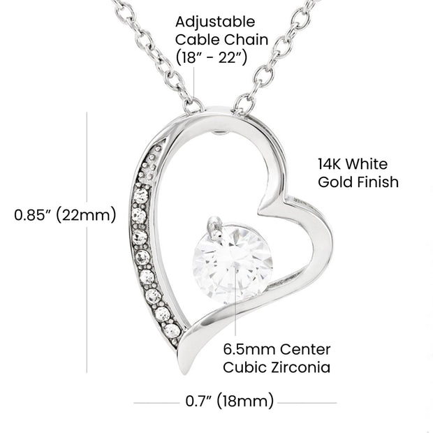 To My Beautiful Mom|  Forever Love Necklace | Mother's Day| Birthday