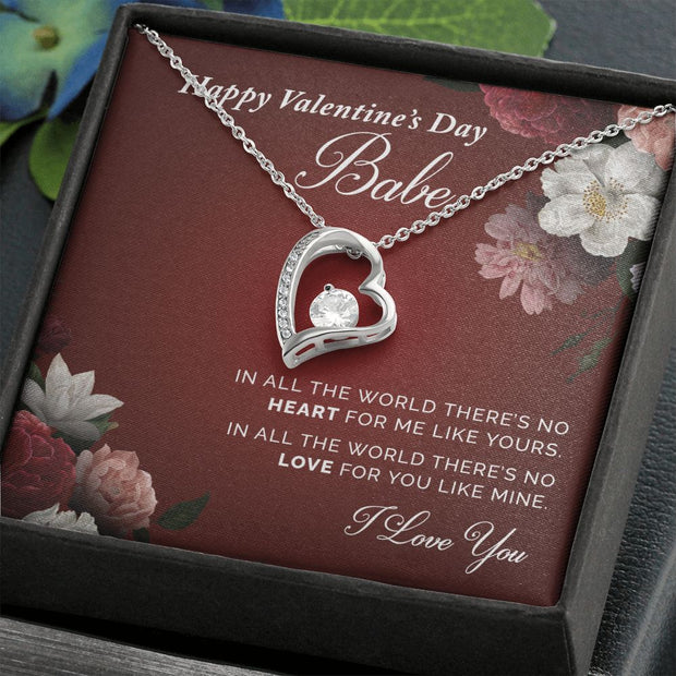 To My Babe |  Forever Love Necklace |
