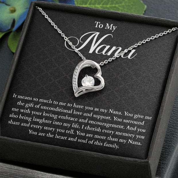 To My Nana|  Forever Love Necklace | Mother's Day| Birthday