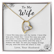 To My Wife | Forever Love Necklace