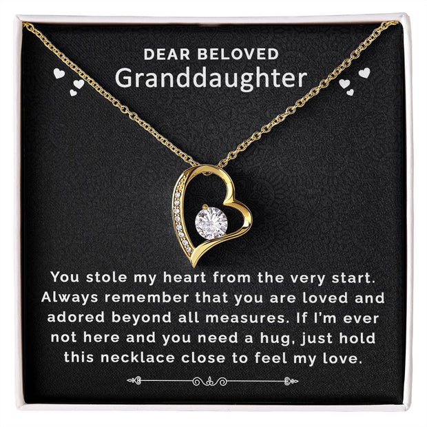Dear Beloved Granddaughter | Forever Love Necklace