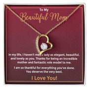 To My Beautiful Mom|  Forever Love Necklace | Mother's Day| Birthday