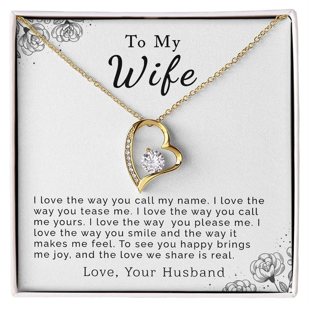 To My Wife | Forever Love Necklace