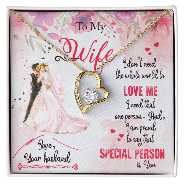 Forever Love Necklace for Wife