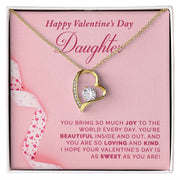To My Daughter |  Forever Love Necklace |