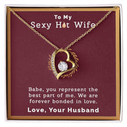 To My Sexy Hot Wife | Forever Love Necklace |