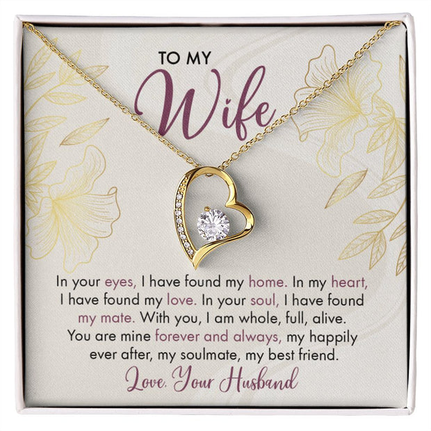 To My Wife  |  Forever Love Necklace |