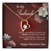 To My Soulmate |  Forever Love Necklace |