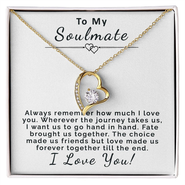 To My Soulmate | Forever Love Necklace