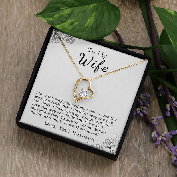 To My Wife | Forever Love Necklace