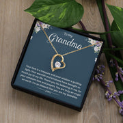 To My Grandma |  Forever Love Necklace | Mother's Day| Birthday