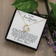 To My Soulmate | Forever Love Necklace