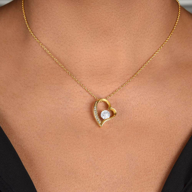 To My Granddaughter |  Forever Love Necklace |