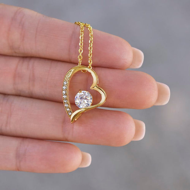 To My Bonus Daughter |  Forever Love Necklace |