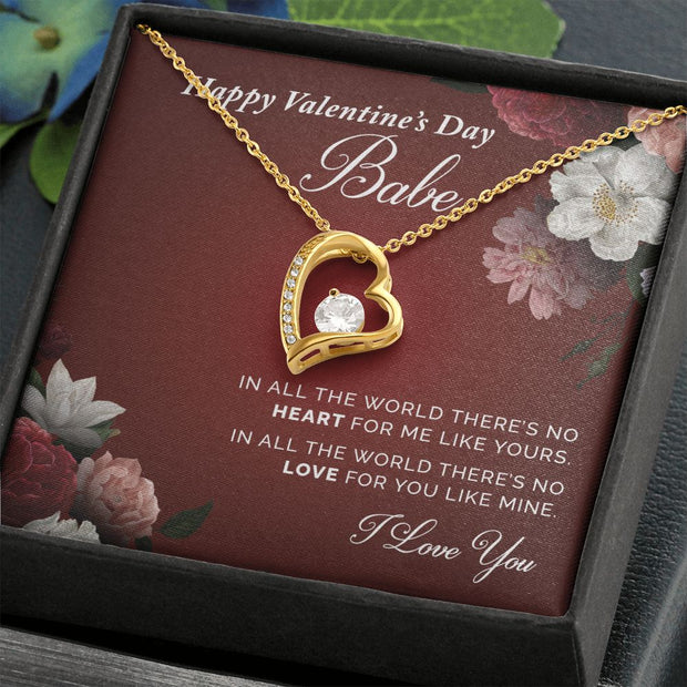 To My Babe |  Forever Love Necklace |