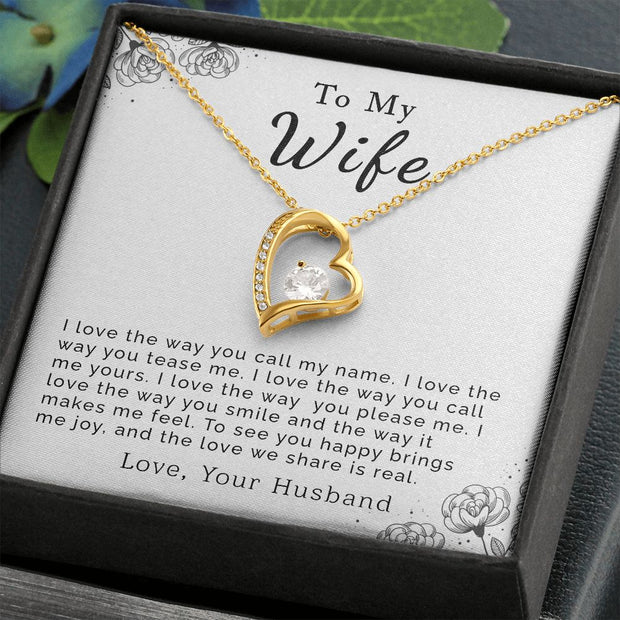 To My Wife | Forever Love Necklace