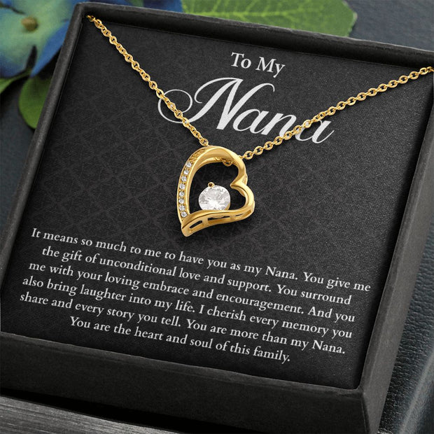 To My Nana|  Forever Love Necklace | Mother's Day| Birthday