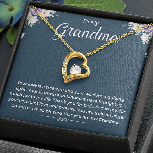 To My Grandma |  Forever Love Necklace | Mother's Day| Birthday