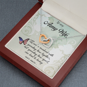 Interlocking Hearts Necklace for Army Wife