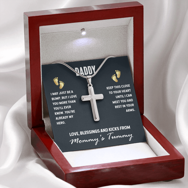 Stainless Cross Necklace for Dad
