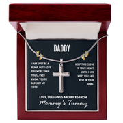 Stainless Cross Necklace for Dad