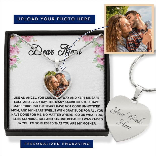 Dear Mom Custom Heart