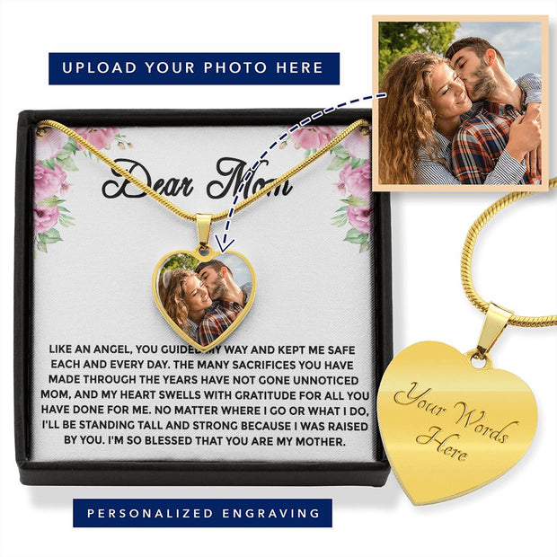 Dear Mom Custom Heart