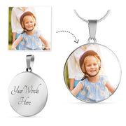 Personalized Circle Pendant | Luxury Necklace