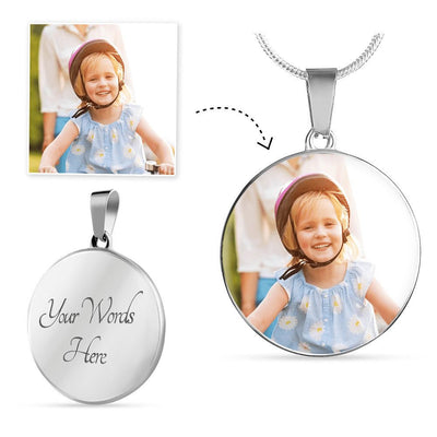 Personalized Circle Pendant | Luxury Necklace